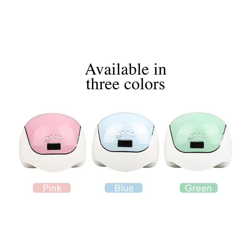 Green Mira Professional V5 UV LED Nail Dryer Lamp - nail dryer- uv led light lamp- al basel cosmetics - Best UV LED nail dryer for home and salon use