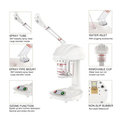 Portable TableTop Mini Facial Steamer & Ozone for Beauty Salon Spa Viva - facial steamer - table top steamer - facial machine - al basel cosmetics sharjah