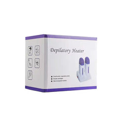 Professional Wax Depilatory Heater Tube Double Cartridges Viva -  Double Cartridge Wax Heater for Salon and Home Waxing - Professional Double Cartridge Wax Warmer for Smooth Hair Removal - Depilatory Wax Heater Tube for Double Cartridge Waxing - Professional Wax Depilatory Heater Tube with Double Cartridges -wax heater machine - wax warm machine