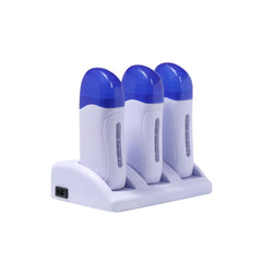 Professional Wax Depilatory Heater Tube Triple Cartridges Viva- al basel cosmetics - Triple Cartridge Wax Heater for Salon and Home Waxing - Professional Triple Cartridge Wax Warmer for Smooth Hair Removal - Depilatory Wax Heater Tube for Triple Cartridge Waxing - Professional Wax Depilatory Heater Tube with Triple Cartridges -wax heater machine - wax warm machine