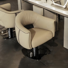 Beige Color Salon Spa Hair Styling Ladies Chair - salon chair - ladies chair - styling chair - al basel cosmetics