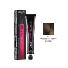 Dia Richesse Hair Color 50ml 7.32 Iridescent Honey Blonde Loreal Professional