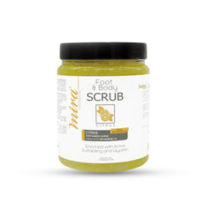 Mira Body & Foot Scrub Citrus 1000ml - Albasel Cosmetics - foot scrub - body scrub - food and body scrub - feet scrub - scrub for feet - UAE - Mira