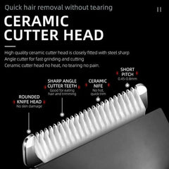Kemei KM 1840 Body Grooming Trimmer for Smooth and Accurate Hair Removal - Al Basel Cosmetics - UAE