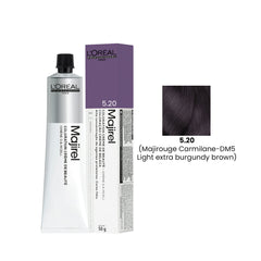 Hair Color Majirel 50ml 5.20 Majirouge Carmaline DM5 Light Extra Burgundy Brown Loreal Professional-L’Oreal hair color-loreal uae- loreal professional- Al basel Cosmetics