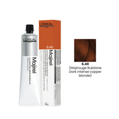 Hair Color Majirel 50ml 6.40 Majirouge Rubilane Dark Intense Copper Blonde Loreal Professional-L’Oreal hair color-loreal uae- loreal professional- Al basel Cosmetics
