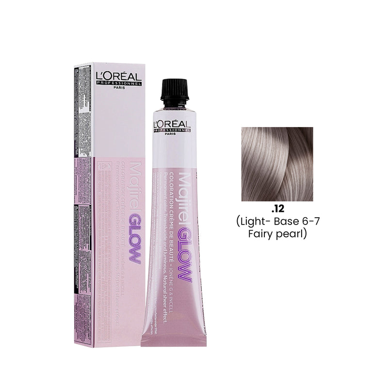 Hair Color Majirel Glow 50ml L.12 Light Bases 6-7 Fairy Pearl Loreal Professional