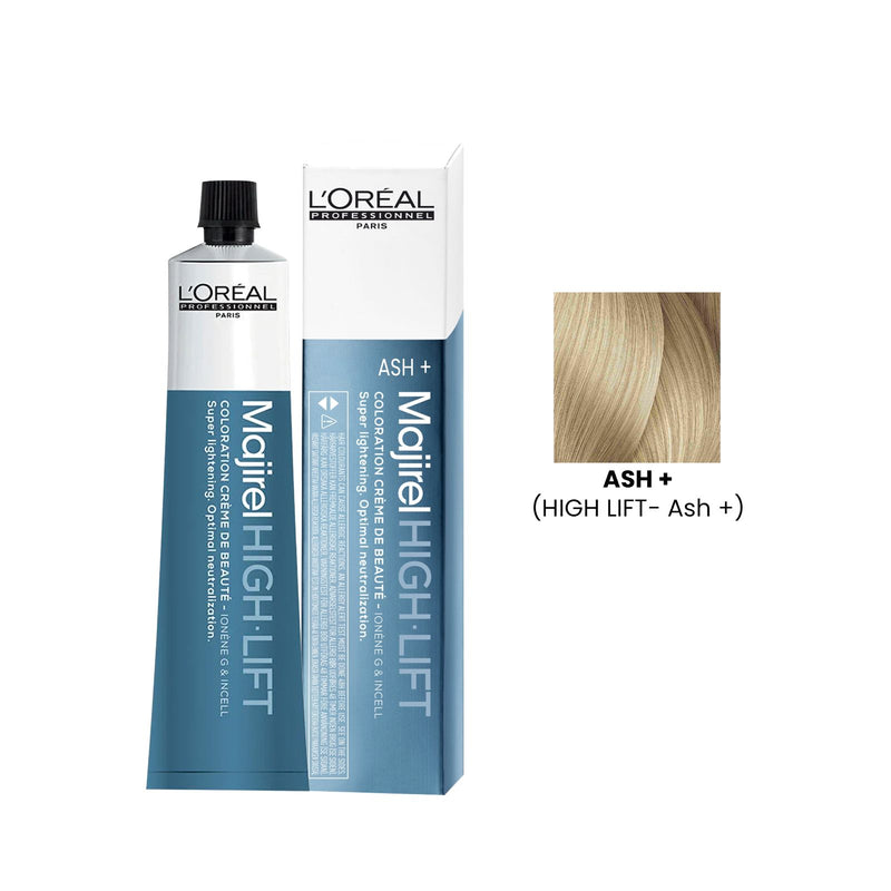 Hair Color Majirel High Lift 60ml Ash Plus Intense Ash Loreal Professional - Majirel Hair color - Al Basel Cosmetics - High lift hair color - UAE