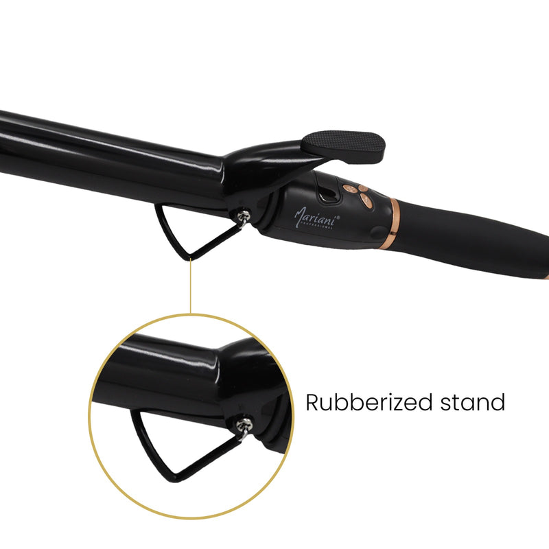 Premium Mariani Extra Long Barrel Curling Iron 28# - al basel cosmetics - hair styling tools - hair styling equipment - Curling wand - Hair curler - Curl iron - Curling tool - Mariani - Professional hair styling tool - hair care - hair styler - UAE