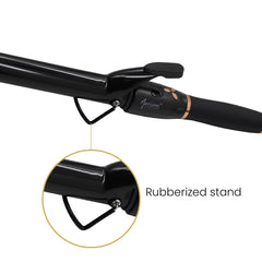 Mariani Hair Curling Iron Black 22z - al basel cosmetics - hair styling tools - hair styling equipment - Curling wand - Hair curler - Curl iron - Curling tool - Mariani - Professional hair styling tool - hair care - hair styler - UAE