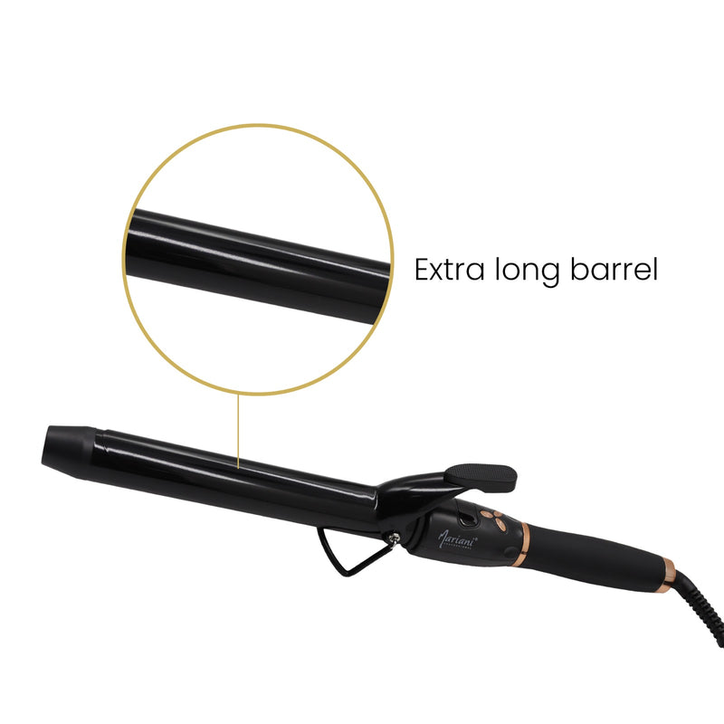 Premium Mariani Extra Long Barrel Curling Iron 28# - al basel cosmetics - hair styling tools - hair styling equipment - Curling wand - Hair curler - Curl iron - Curling tool - Mariani - Professional hair styling tool - hair care - hair styler - UAE