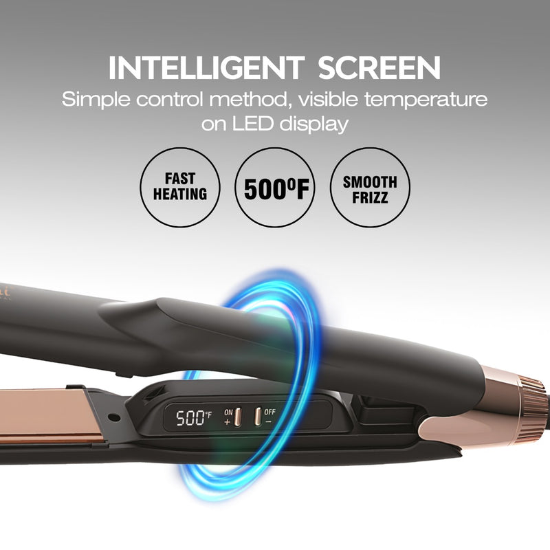 Mariani Professional Big M8012 Hair Straightener - al basel - Dubai - hair straightener - long hair straightener - hair styling tools - hair styling equipment - hair styler - hair care - professional hair straightener - Mariani - UAE - straightening iron - flat iron hair straightener