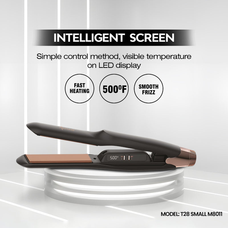Mariani Professional Small M8011 Hair Straightener - Styling for Gents & Women Hair - hair straightener - hair styling tools - hair styling equipment - hair styling - hair straightener for men - Al Basel Cosmetics - UAE - professional hair straightener - Mariani - Dubai - straightening iron - hair straightener