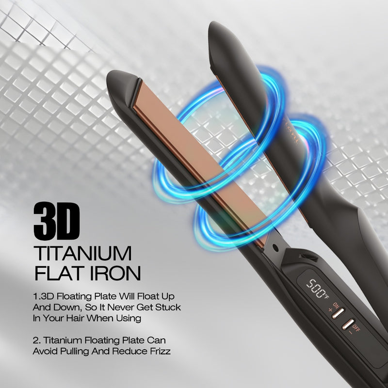 Mariani Professional Small M8011 Hair Straightener - Styling for Gents & Women Hair - hair straightener - hair styling tools - hair styling equipment - hair styling - hair straightener for men - Al Basel Cosmetics - UAE - professional hair straightener - Mariani - Dubai - straightening iron - hair straightener