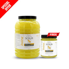 Mira Body & Foot Scrub Citrus 5ltr - Special offer - buy 5ltr and get 1ltr small bottle free - dayjour- body scrub - foot scrub - UAE
