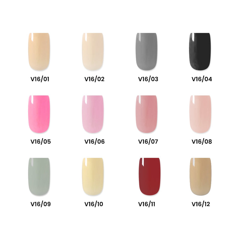 Opoola Pop On Reusable 12 Nails with Glue