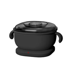 Black Silicone Wax Heater with Soft Grip Handle | Professional Hair Removal - wax warmer for salon - silicone wax warmer for spa - wax heater - Al Basel - UAE