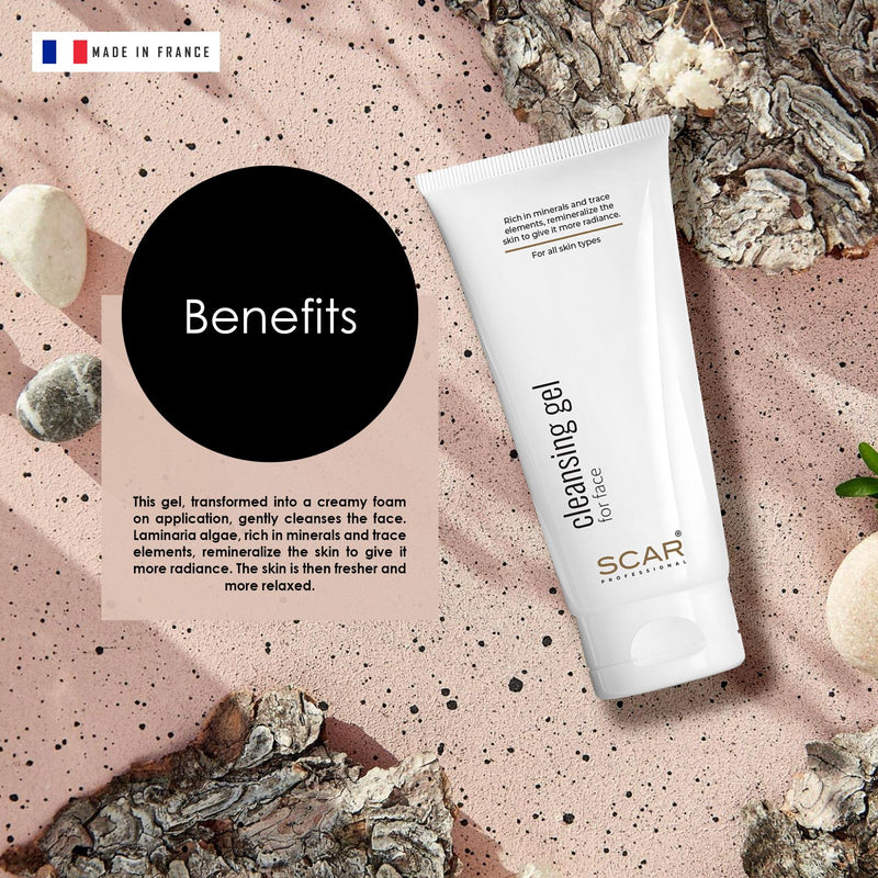 Cleansing Gel for Face 200ml - Scar Professional- al basel cosmetics- cleansing gel- face care- skin care- salon-hydra facial- scar professional- Dubai