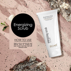 Energizing Scrub For Face 200ml - Scar - scar professional- face scrub- face care- for all skin types- smooth skin- hydra facial- al basel cosmetics- Dubai