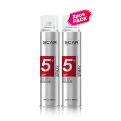 Scar Firm Hold Finishing Hair Spray 600ML Strong Hold 2pcs Combo - hair spray - hair spray for hair styling - scar hair spray - 2in 1 pack - strong hold spray - firm hold finishing hair spray - best hair spray in uae- professional hair spray - UAE - al basel - hair setting spray - hair styler - hair spray for long hold