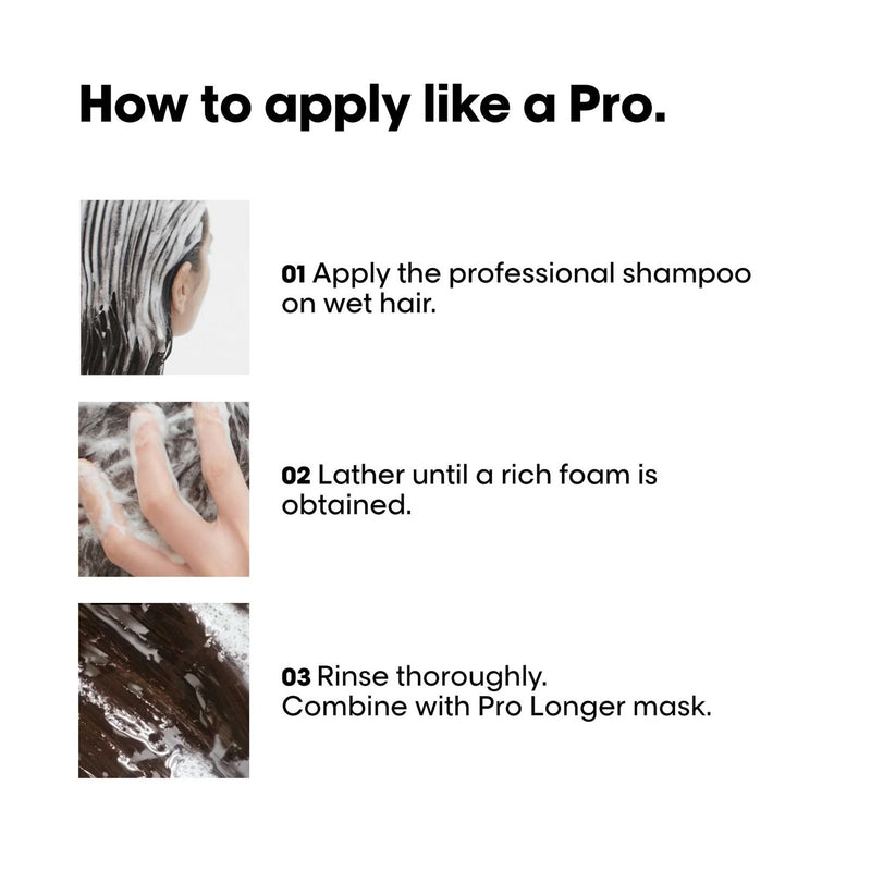 Serie Expert Pro Longer Shampoo 1500ml Loreal Professionnel -shampoo- loreal shampoo-al basel cosmetics