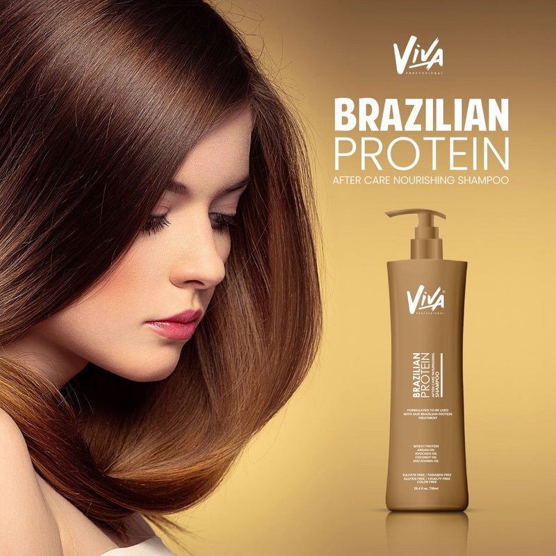 Brazilian Protein After Care Nourishing Shampoo 750ml Viva - al basel cosmetics - hair care - Brazilian protein treatment - after care - shampoo - Viva - UAE - after care shampoo