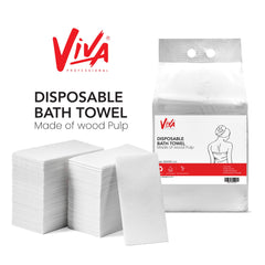 Disposable Bath towel 25pcs Pack Viva - albasel cosmetics