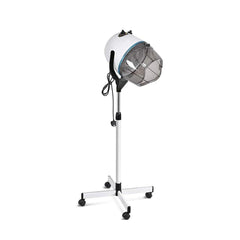 White Hooded Salon Hair Dryer Machine – Adjustable Height & Smooth Airflow - salon spa equipment - hair dryer equipment - Al Basel Cosmetics - UAE - Professional hair dryer stand
