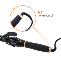 Mariani Hair Curling Iron Black 19z - al basel cosmetics - Curling wand - Hair curler - Curl iron - Curling tool - hair styling tools - hair styling equipment- hair styler - hair care - UAE
