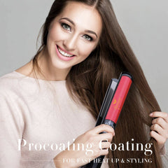 Mariani Hair Straightener Iron Professional Up to 470 °f - al basel cosmetics - hair straightener - hair styling tools - professional hair straightener - travel friendly hair iron - Dubai - Mariani - UAE - hair styling equipment - straightening iron - hair straightener