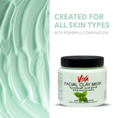 Facial Clay Mask Mint 500ml