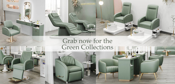 GREEN COLOR SERIES SALON FURNITURE