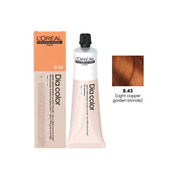 Hair Color Dia Color 60ml 8.43 Light Copper Golden Blonde Loreal Professional