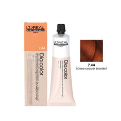 Hair Color Dia Color 60ml 7.44 Deep Copper Blonde Loreal Professional - L’Oreal hair color-loreal uae- loreal professional- Al basel Cosmetics