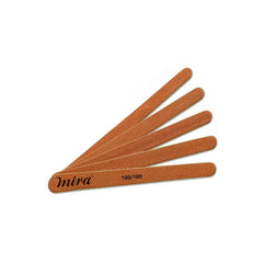 Wooden Nail File Water Drop 50 Pcs 714 Mira Professional