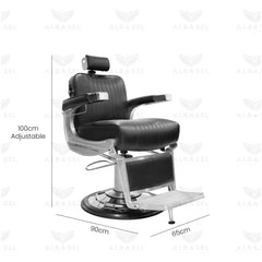 Heavy Duty Professional Barber Salon Hair Cutting Gents Chair Black