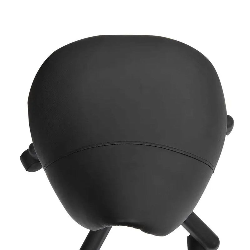 Black Swivel Saddle Stool for Salons Spa - al basel cosmetics