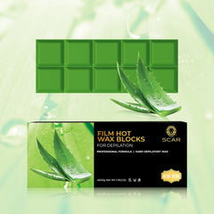 Scar Film Hot Wax Blocks 500g Aloe Vera - al basel cosmetics