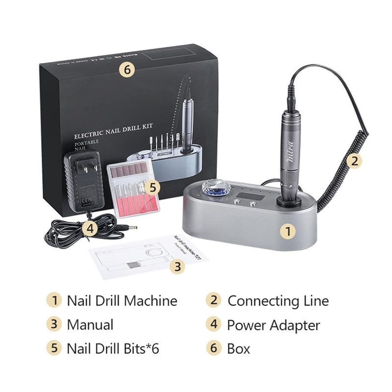 Nail Drill Machine Electric M701 for Nail Salons Mira - nail drill machine - al basel cosmetics