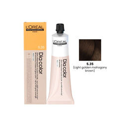 Hair Color Dia Color 60ml 5.35 Light Golden Mahogany Brown Loreal Professional - L’Oreal hair color-loreal uae- loreal professional- Al basel Cosmetics