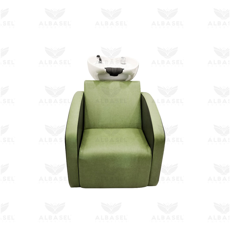 Green Salon Spa Professional Hair Washing Shampoo Chair - shampoo chair - al basel cosmetics