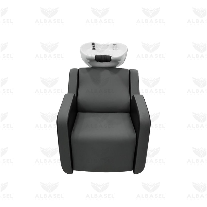 Dark Gray Salon Spa Professional Hair Washing Shampoo Chair - shampoo chair - hair washing chair - al basel cosmetics