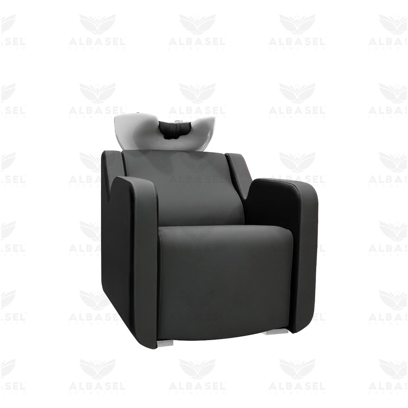 Dark Gray Salon Spa Professional Hair Washing Shampoo Chair - shampoo chair - hair washing chair - al basel cosmetics