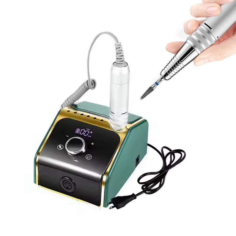 Green 758 Mira Professional Nail Drill Machine - nail drill machine - al basel cosmetics