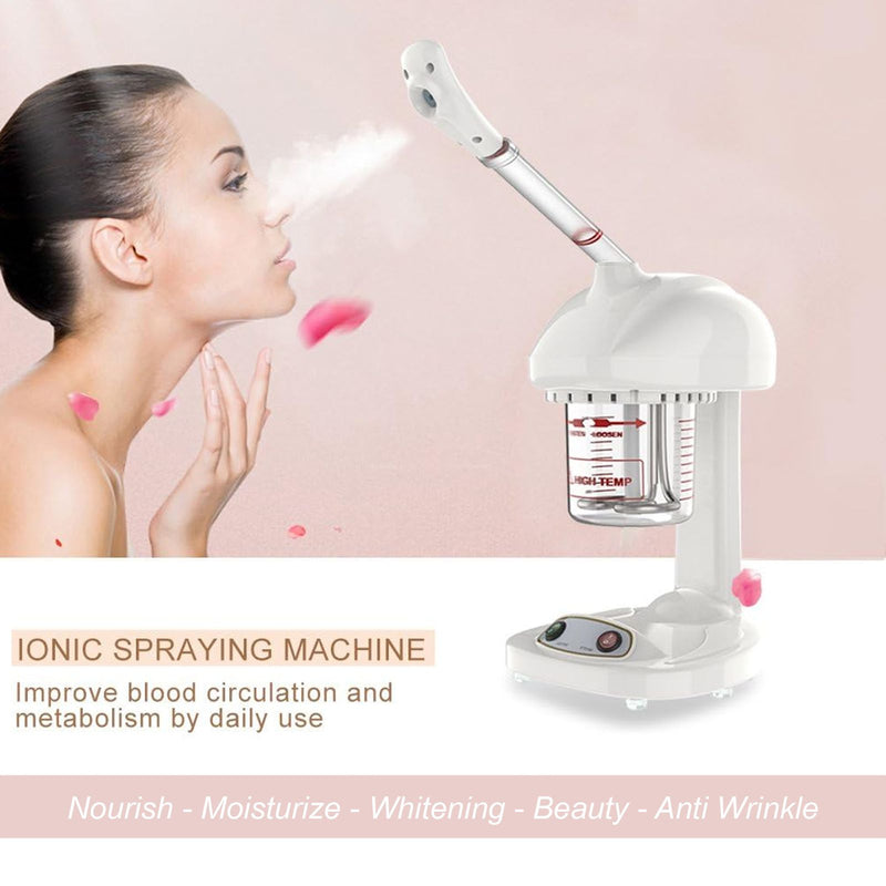 Portable TableTop Mini Facial Steamer & Ozone for Beauty Salon Spa Viva - facial steamer - table top steamer - facial machine - al basel cosmetics sharjah 