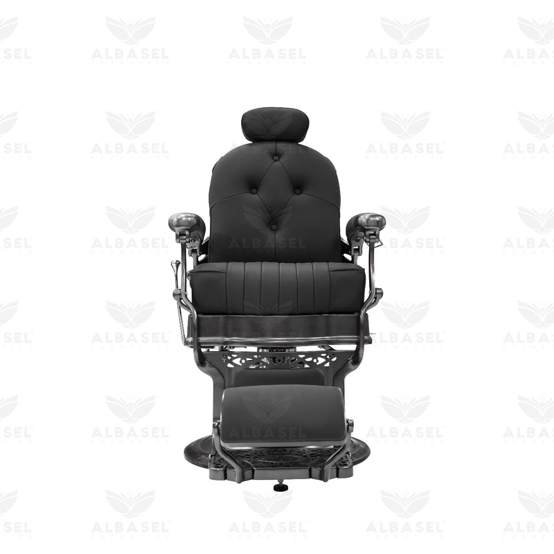 Black Salon Professional Hair Styling Barber Gents Chair - gents chair- al basel cosmetics