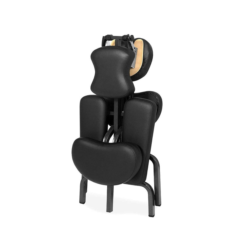 Black Salon Professional Foldable Massage Tattoo Portable Chair - massage chair- tattoo chair - al basel cosmetics 