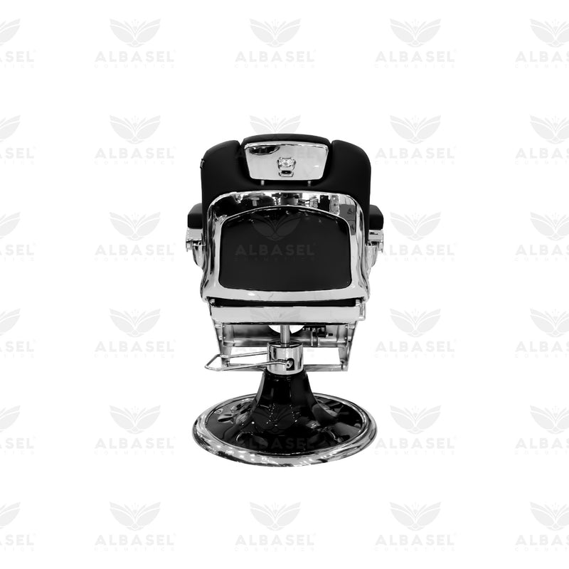 Black Barber Gents Salon Hair Cutting Chair - gents chair - hair cutting chair - barber chair - al basel cosmetics