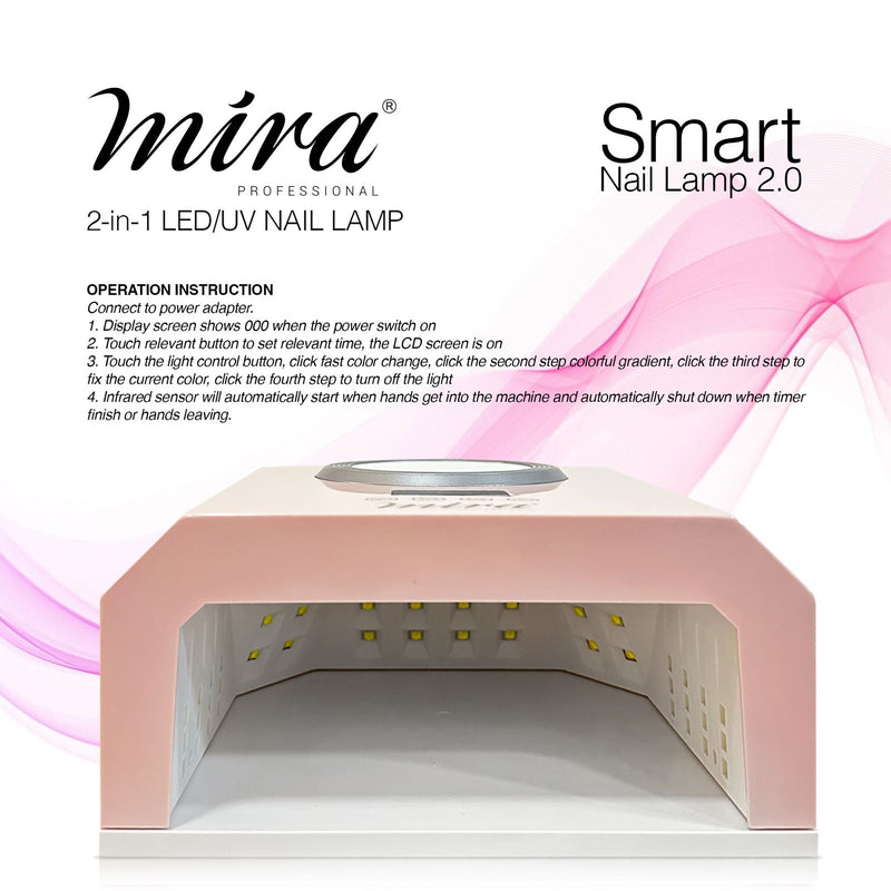 Professional Nail Gel Polish UV LED Nail Dryer Lamp ZY D04 Mira - nail dryer- al basel cosmetcs