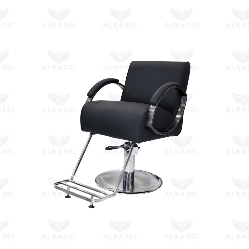 Professional Ladies Hair Cutting Styling Chair Black for Salon Spa - ladies chair - salon chair - al basel cosmetics 